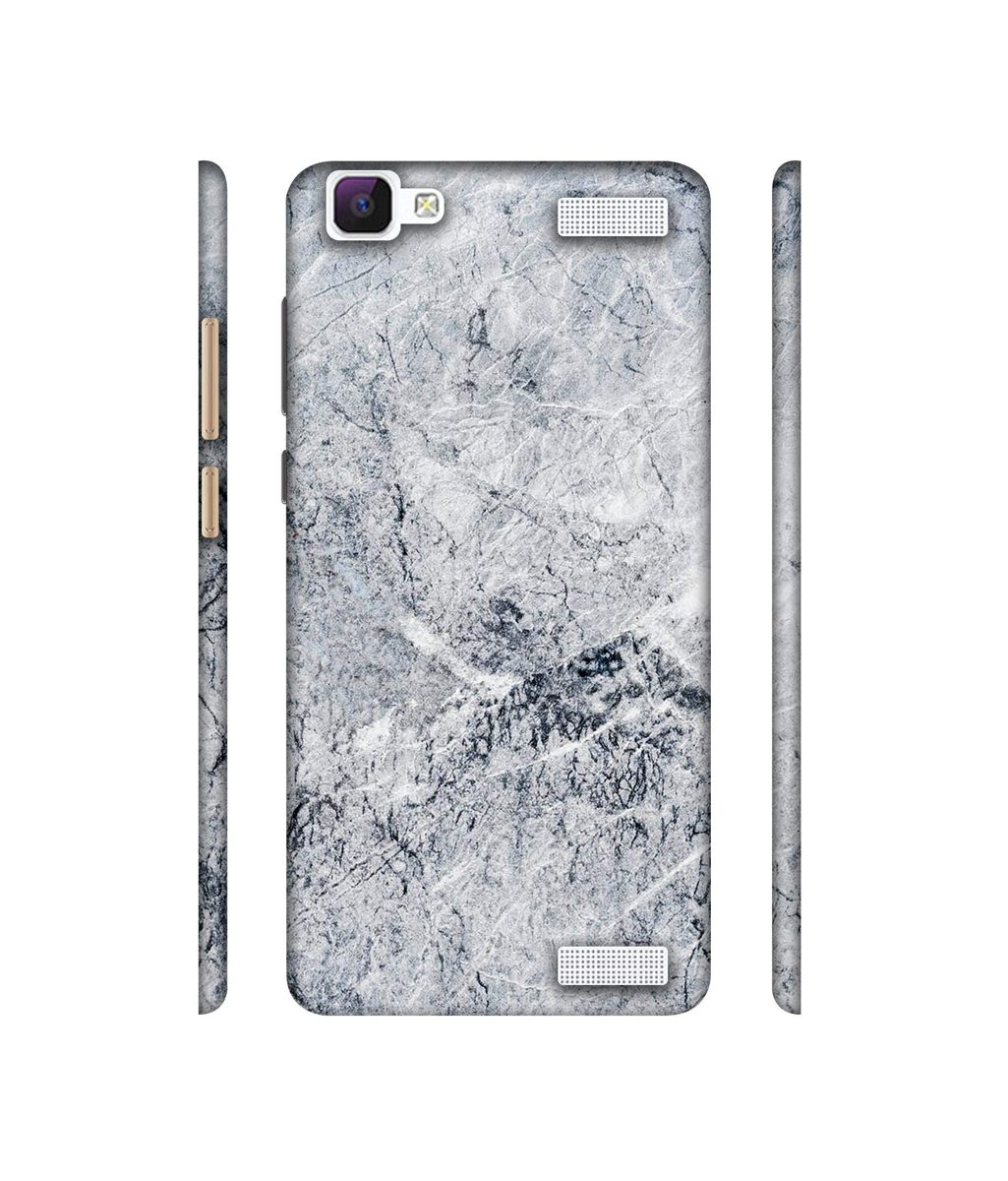 Amazon Brand - Solimo Designer Grayish Marble 3D Printed Hard Back Case Mobile Cover for Vivo V1 Max