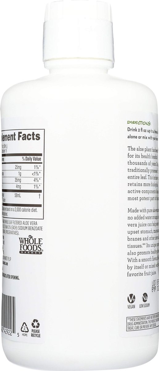365 Everyday Value, Whole Leaf Aloe Vera Juice, 32 fl oz