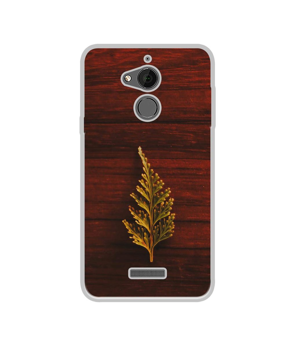 Amazon Brand - Solimo Designer Leaf on Wood UV Printed Soft Back Case Mobile Cover for Coolpad Note 5