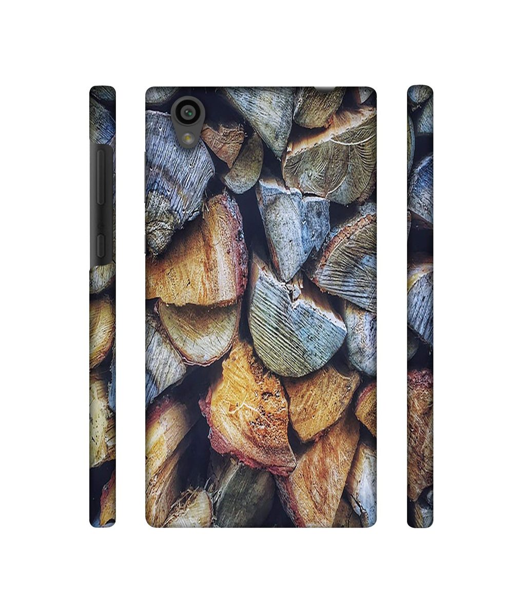 Amazon Brand - Solimo Designer Wooden Blocks Texture 3D Printed Hard Back Case Mobile Cover for Sony Xperia L1