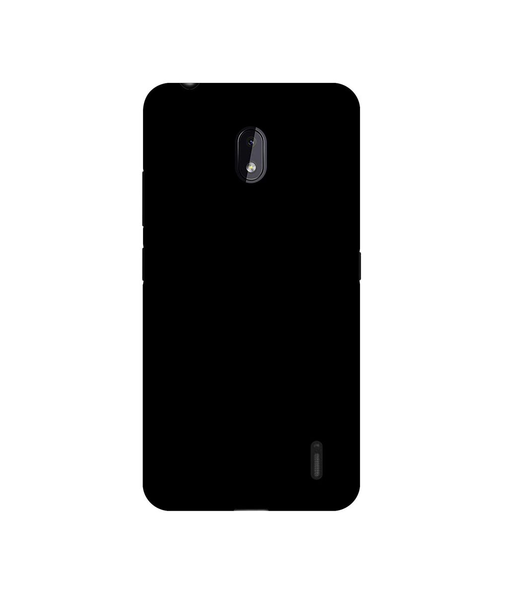 Amazon Brand - Solimo Designer Solid Black 3D Printed Hard Back Case Mobile Cover for Nokia 2.2