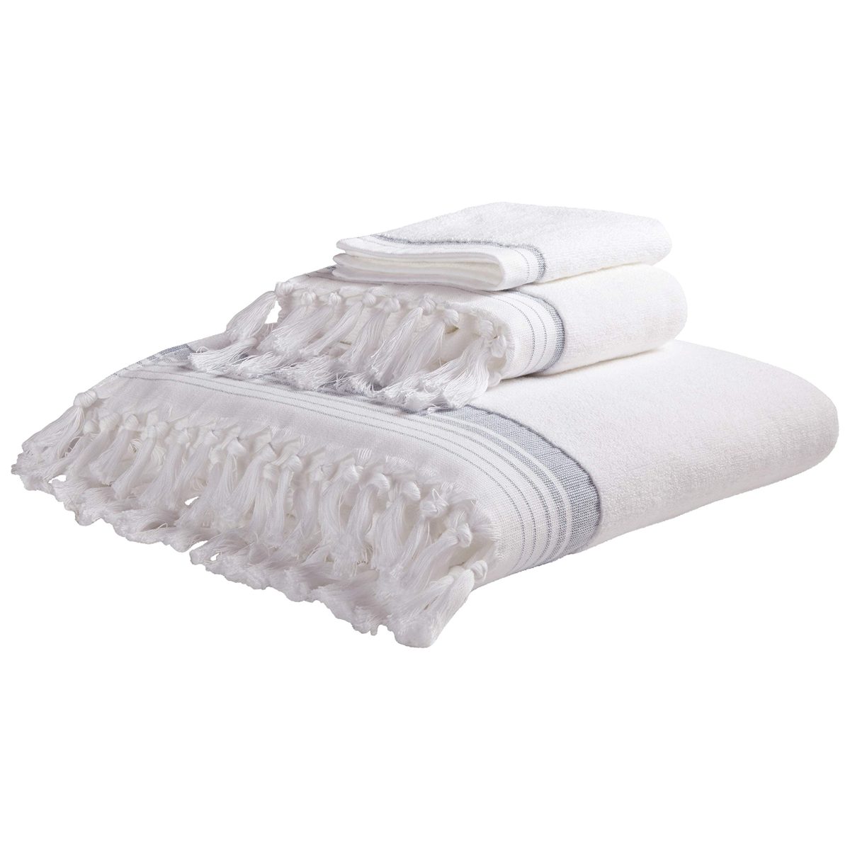Stone & Beam Bath-Towels Tan 3 Piece Set Mabel