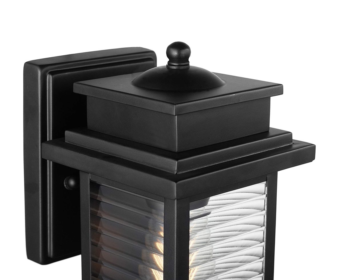 Amazon Brand – Ravenna Home Outdoor Wall Sconce Light, 11.73"H, Bronze
