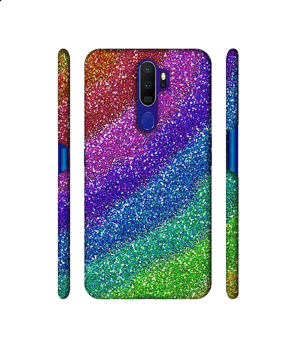 Amazon Brand - Solimo Designer Multicolor Sparkle 3D Printed Hard Back Case Mobile Cover for Oppo A9 (2020)