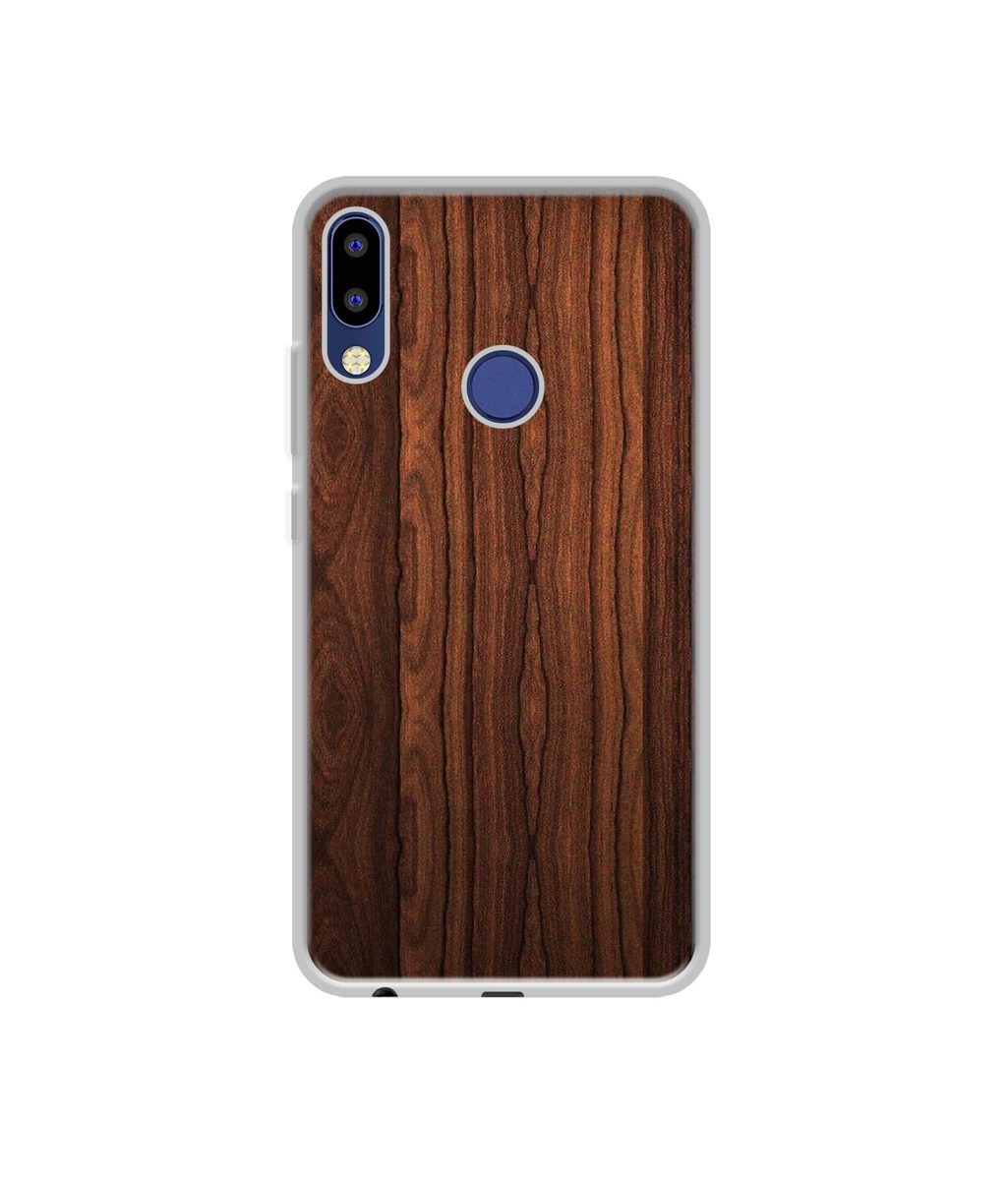 Amazon Brand - Solimo Designer Wooden Texture UV Printed Soft Back Case Mobile Cover for Tecno Camon I Air 2 Plus