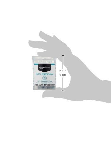 AmazonBasics Dissolvable Odor Eliminator Refill Vial - 3 Pacs