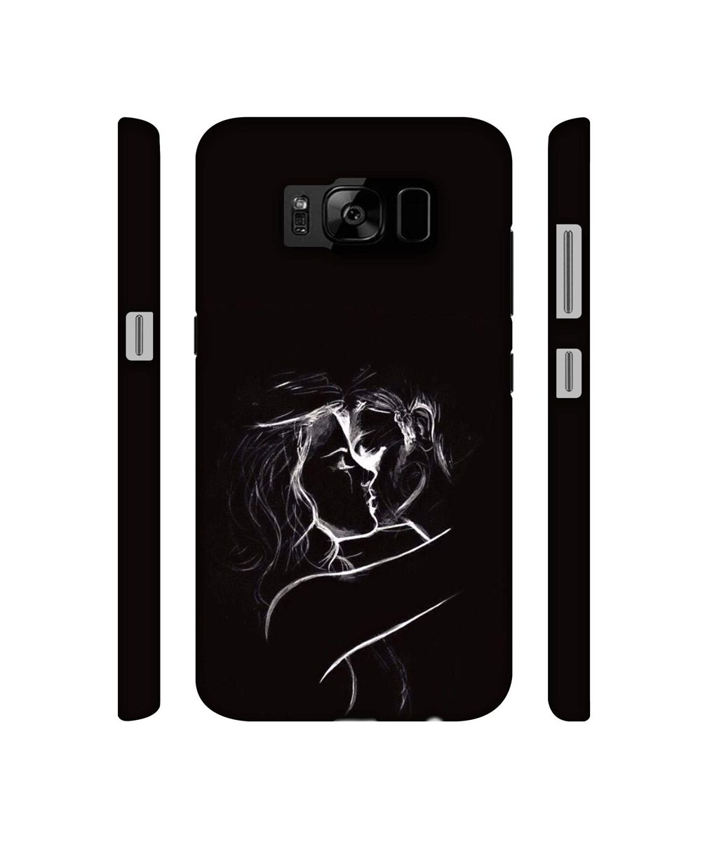 Amazon Brand - Solimo Designer Kissing Couple 3D Printed Hard Back Case Mobile Cover for Samsung Galaxy S8 Plus