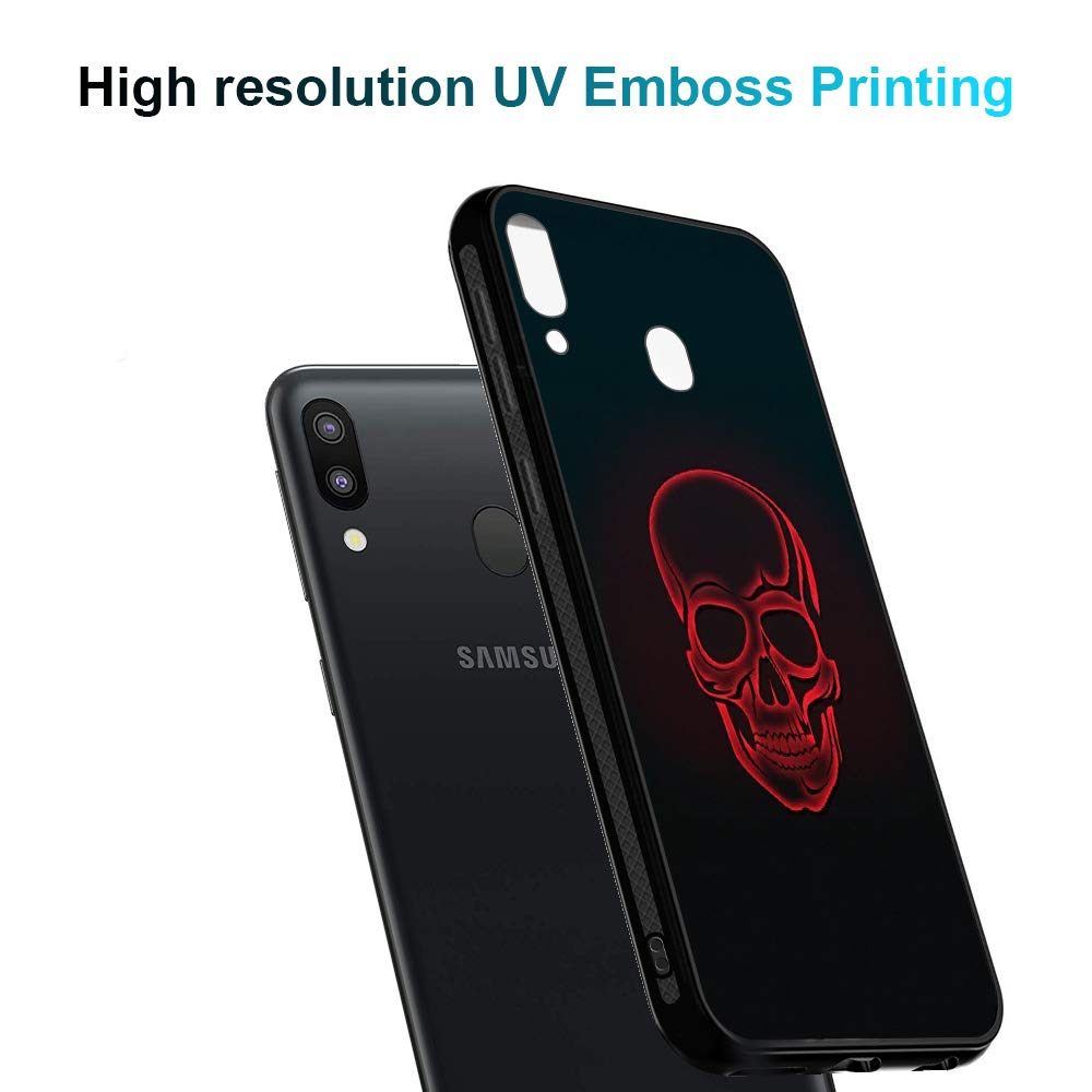 Amazon Brand - Solimo Designer Skull Printed Hard Back Case Mobile Cover for Samsung Galaxy M20 (D1186)