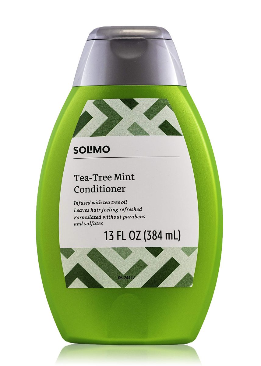 Solimo Tea Tree Mint Conditioner, 13oz (Single) & Tea Tree Mint Shampoo, 13oz (Single)