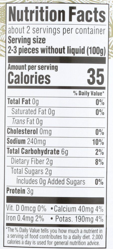 365 EVERYDAY VALUE Whole Hearts Of Palm, 14.1 OZ