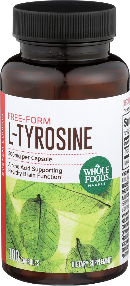 Whole Foods Market, L-Tyrosine 500mg, 100 ct