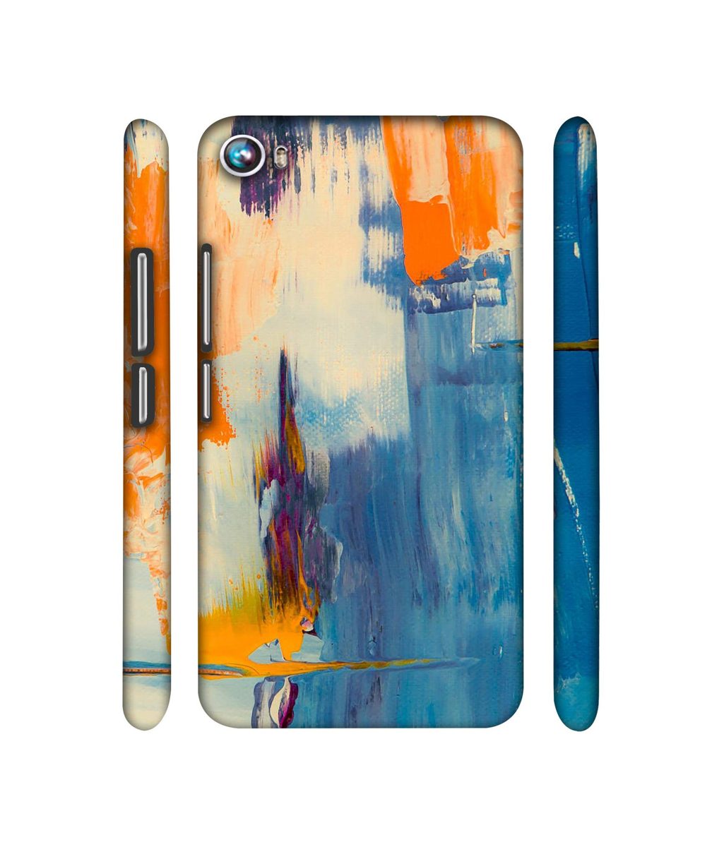 Amazon Brand - Solimo Designer Multicolor Brush Texture 3D Printed Hard Back Case Mobile Cover for Micromax Canvas Fire 4 A107