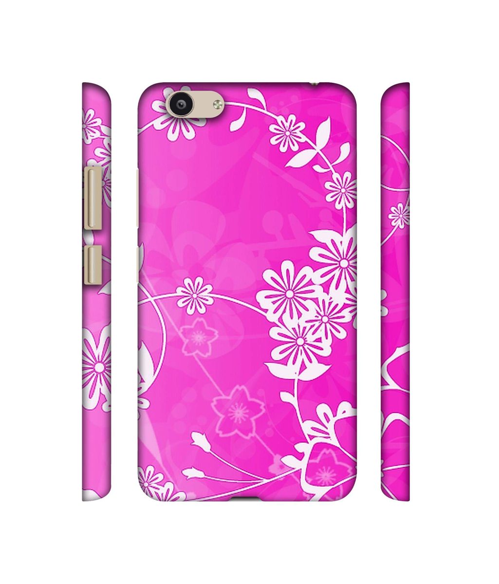 Amazon Brand - Solimo Designer Flower Pattern 3D Printed Hard Back Case Mobile Cover for Vivo Y53