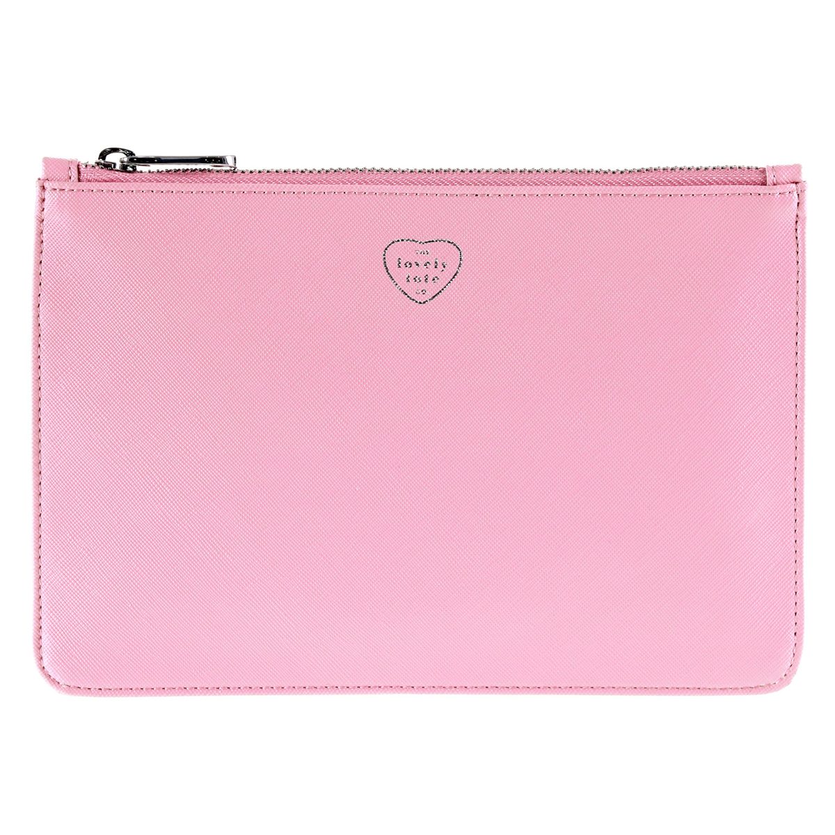 The Lovely Tote Co. womens standard Flat Pu Crossbody Bag With Zipper Closure