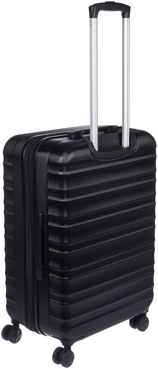 (Renewed) AmazonBasics 68 cm Black Hardsided Check-in Trolley