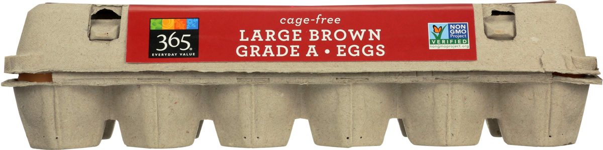 365 EVERYDAY VALUE Brown Large Grade A Eggs, 12 CT