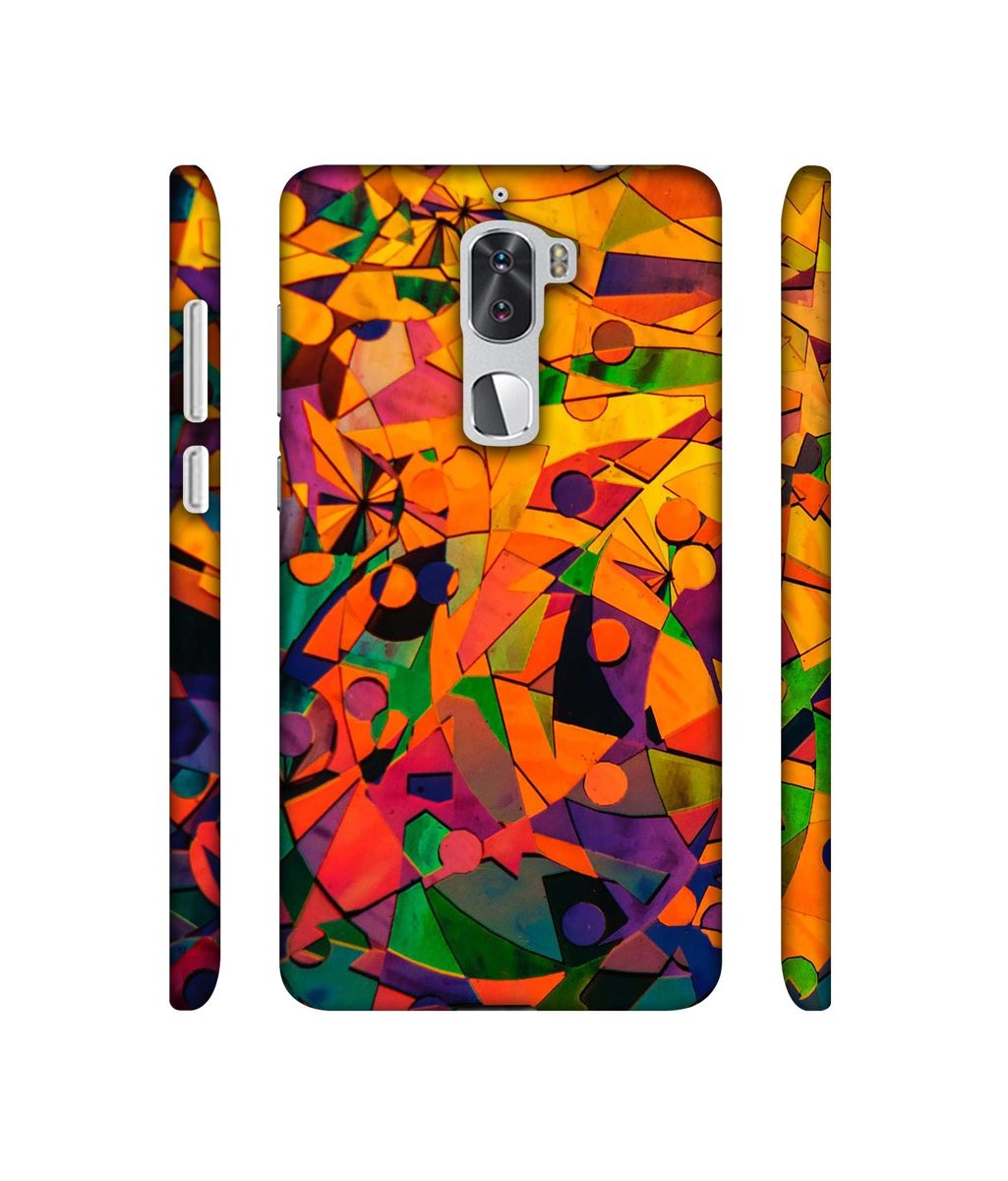 Amazon Brand - Solimo Designer Multicolor Texture 3D Printed Hard Back Case Mobile Cover for Coolpad Cool1 Dual