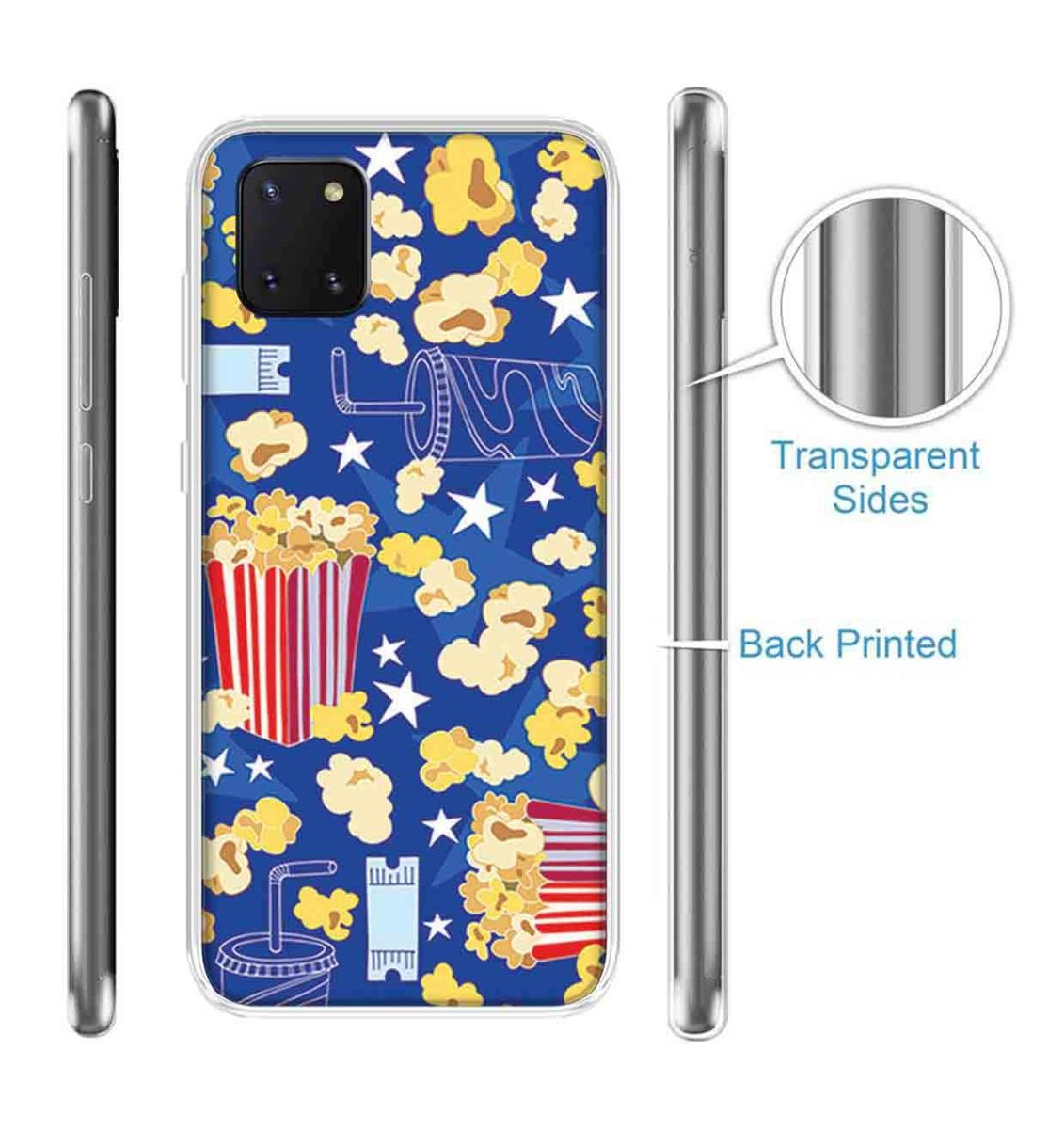 Amazon Brand - Solimo Designer Multicolor Movie Pattern Printed Soft Back Case Mobile Cover for Samsung Galaxy Note 10 Lite