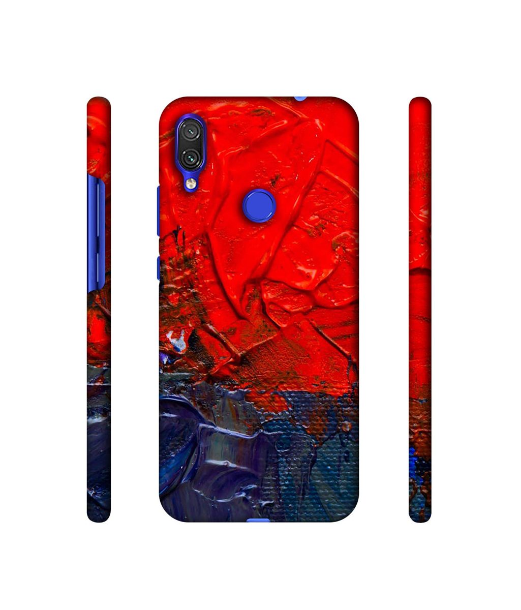 Amazon Brand - Solimo Designer Red Wax Color 3D Printed Hard Back Case Mobile Cover for Xiaomi Redmi Note 7S