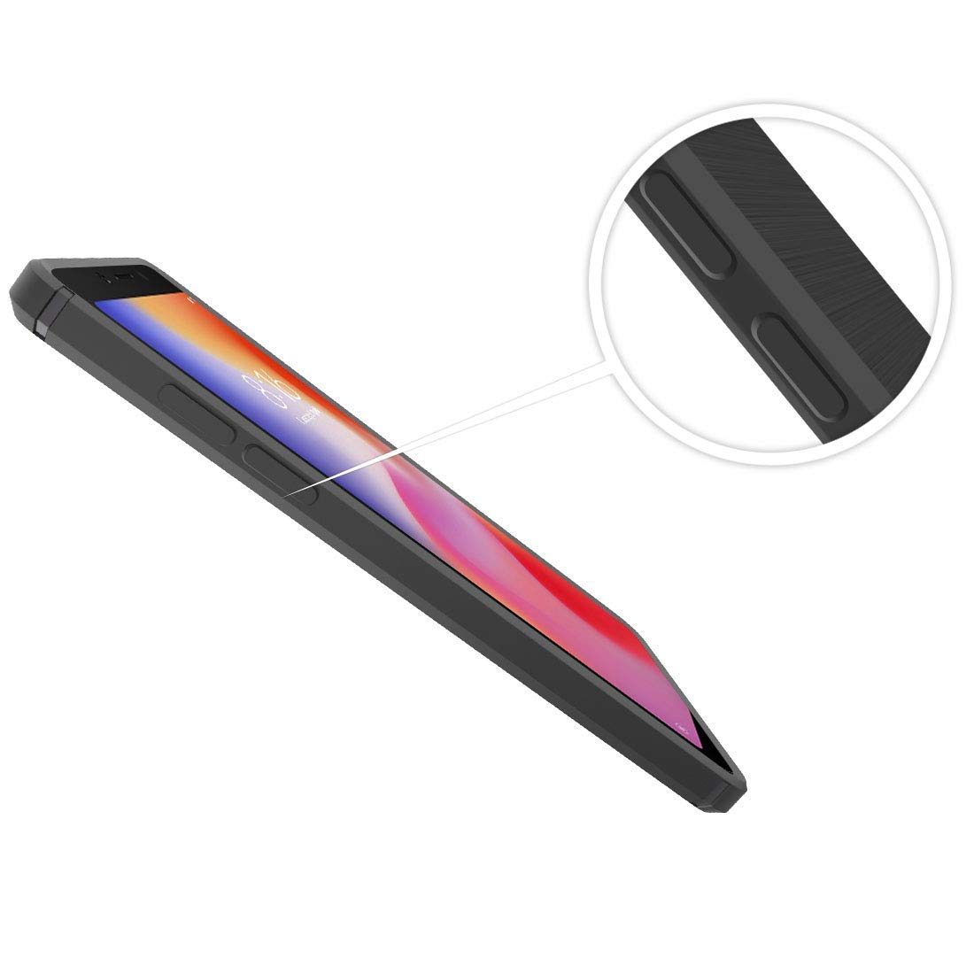(Renewed) Amazon Brand - Solimo Protective Mobile Cover (Soft & Flexible Back Case) for Redmi 6A (Black)
