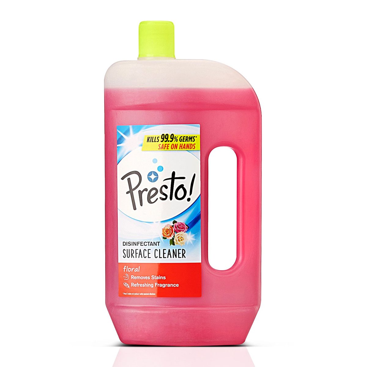 Amazon Brand - Presto! Disinfectant Floor Cleaner Citrus 975 ml with Presto! Disinfectant Floor Cleaner Floral 975 ml