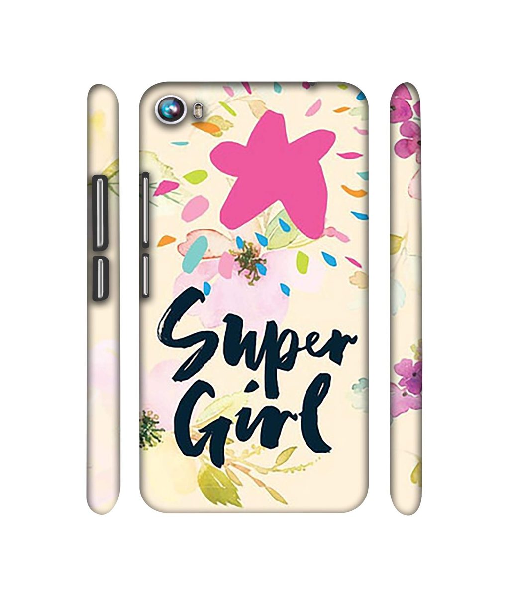 Amazon Brand - Solimo Designer Super Girl 3D Printed Hard Back Case Mobile Cover for Micromax Canvas Fire 4 A107