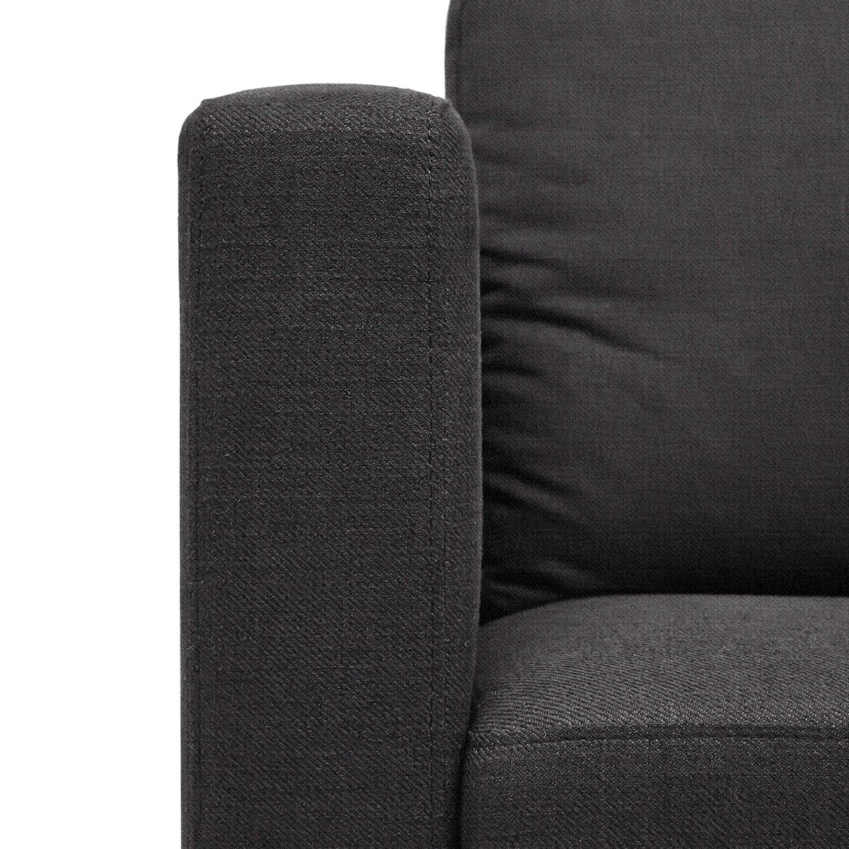Amazon Brand – Rivet Revolve Modern Upholstered Sofa with Reversible Sectional Chaise, 80"W, Storm Grey