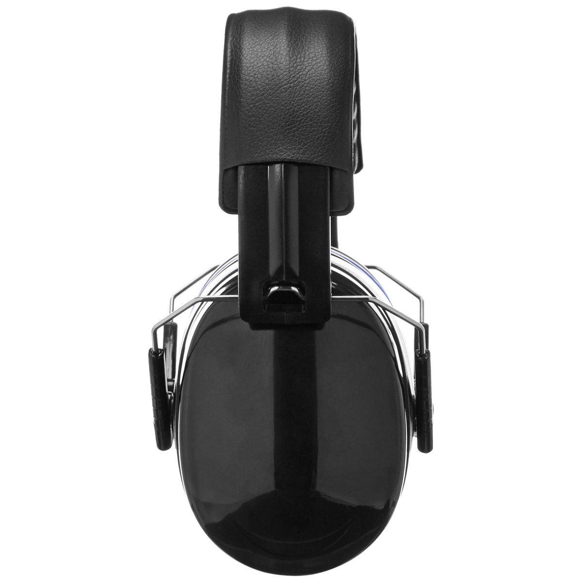 AmazonBasics Shooting Ear Muffs in Black and Blue and Shooting Safety Glasses in Clear Lens and Smoke Lens