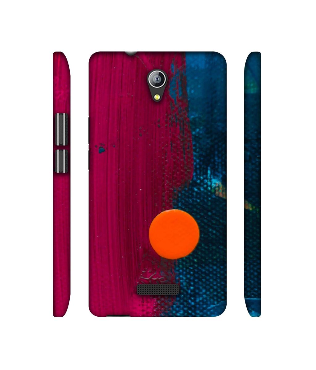 Amazon Brand - Solimo Designer Pink and Blue Brush Texture 3D Printed Hard Back Case Mobile Cover for Micromax Canvas Pace 4G Q416