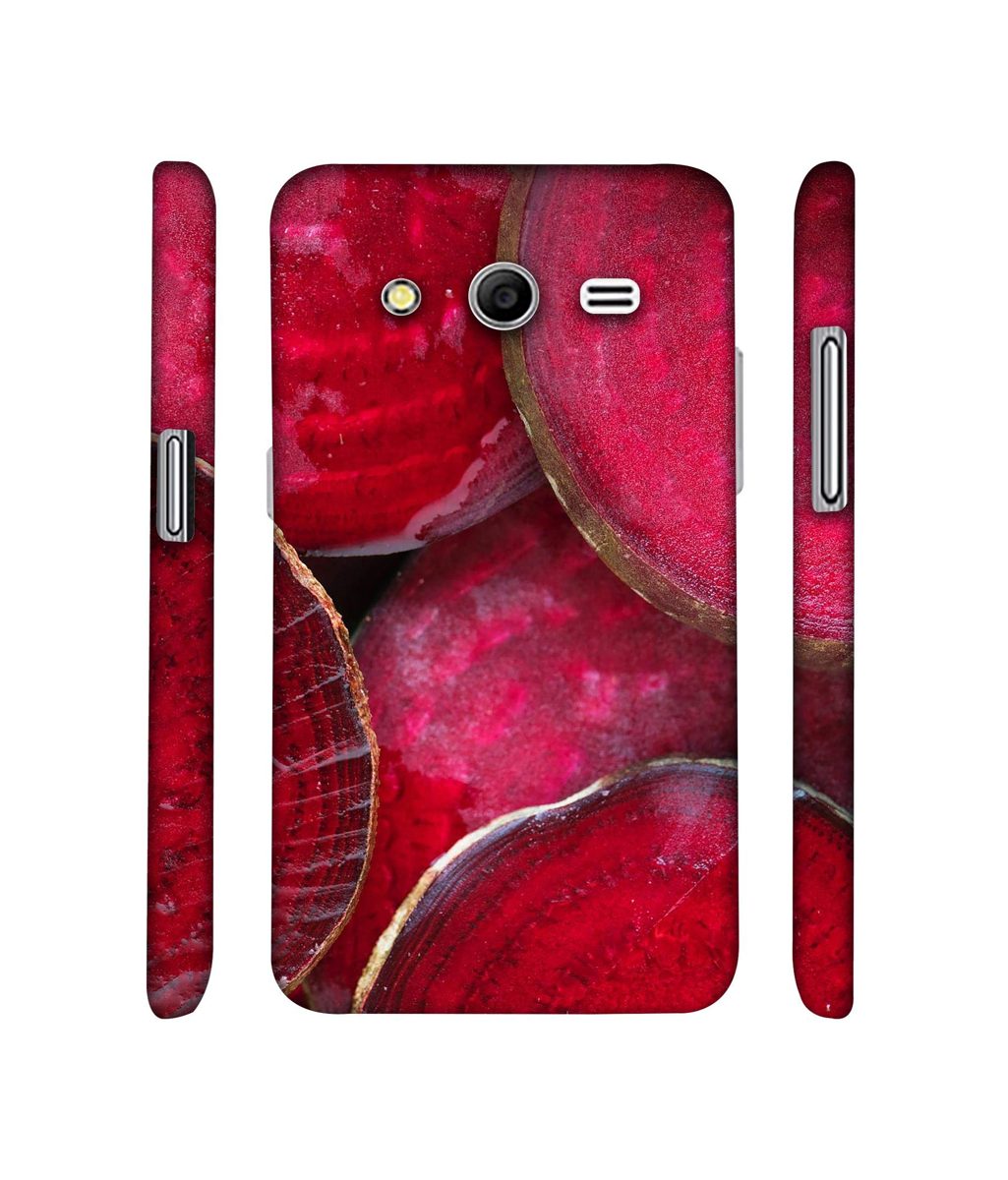 Amazon Brand - Solimo Designer Red Texture 3D Printed Hard Back Case Mobile Cover for Samsung Galaxy Core 2 G355H