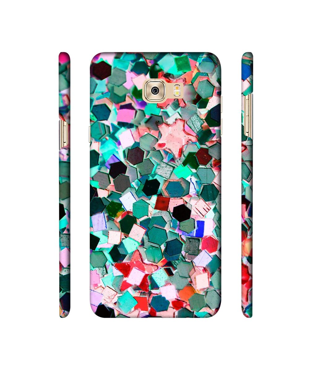 Amazon Brand - Solimo Designer Multicolor Stone 3D Printed Hard Back Case Mobile Cover for Samsung Galaxy C7 Pro