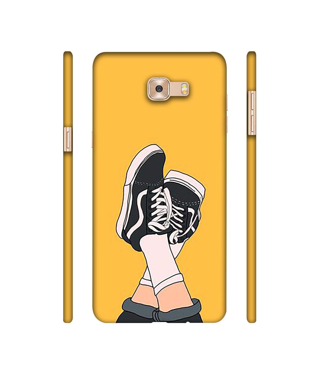 Amazon Brand - Solimo Designer Boy Shoes Pattern 3D Printed Hard Back Case Mobile Cover for Samsung Galaxy C9 Pro