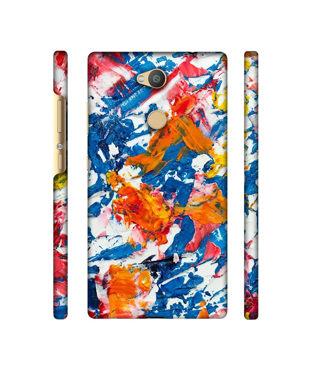 Amazon Brand - Solimo Designer Wax Color Mash On Canvas 3D Printed Hard Back Case Mobile Cover for Sony Xperia L2