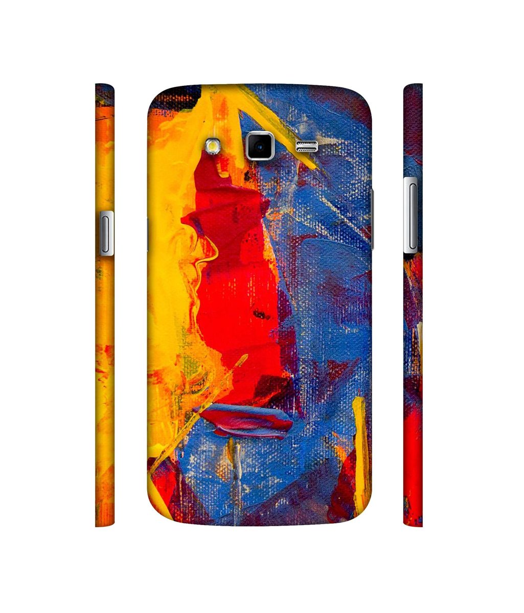 Amazon Brand - Solimo Designer Yellow and Dark Blue Canvas 3D Printed Hard Back Case Mobile Cover for Samsung Galaxy Grand 2 G7102 / G7105