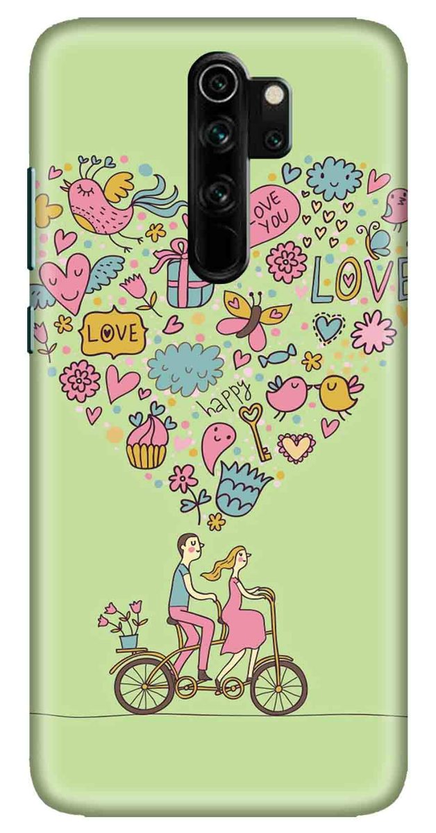 Amazon Brand - Solimo Designer Love Pattern 3D Printed Hard Back Case Mobile Cover for Xiaomi Redmi Note 8 Pro