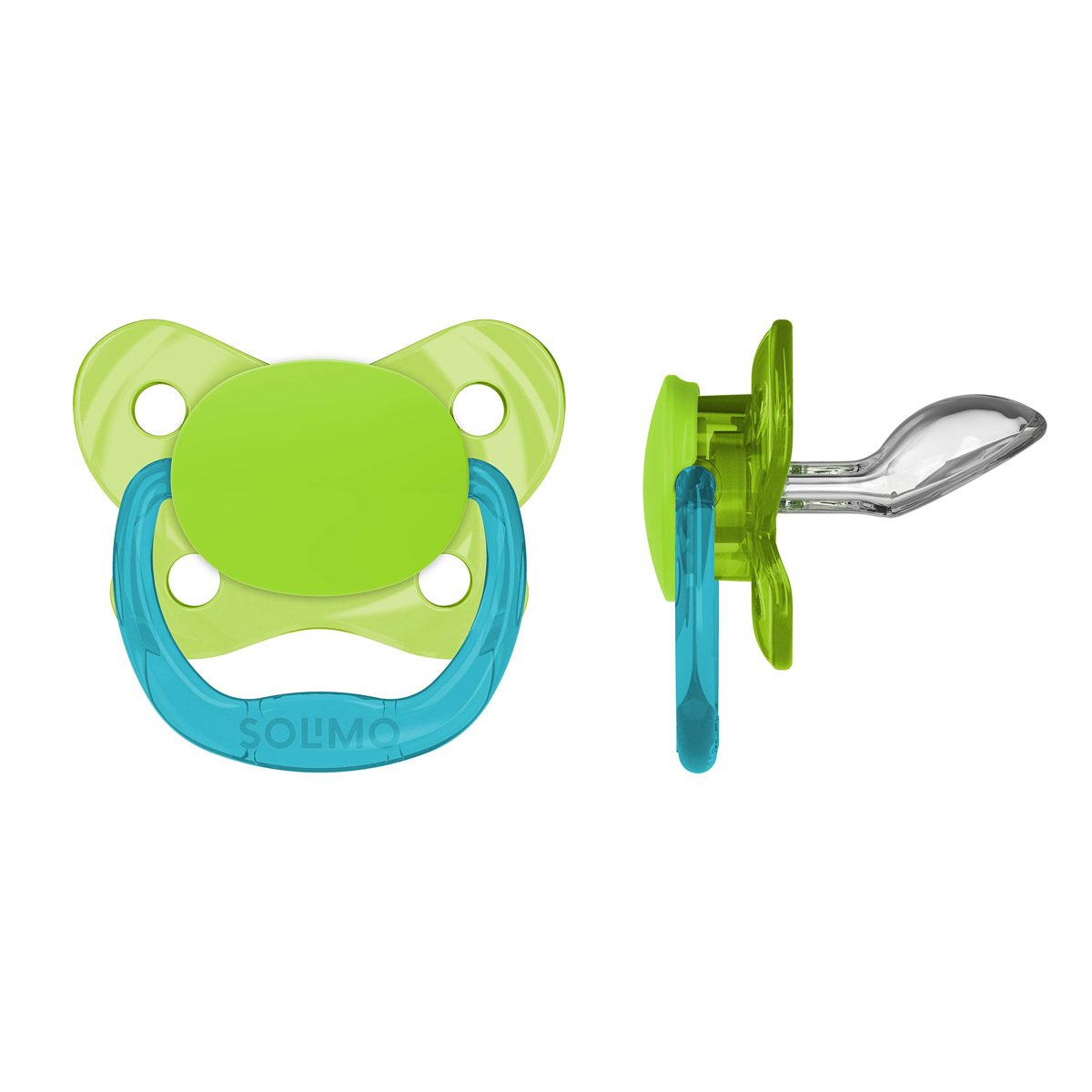Solimo Orthadontic Pacifier Stage 2, 4-Pack