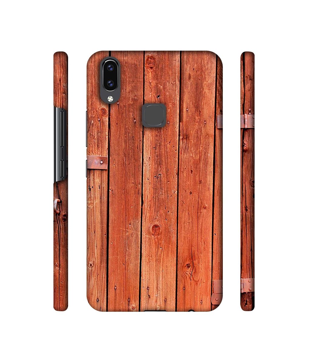 Amazon Brand - Solimo Designer Wooden Door 3D Printed Hard Back Case Mobile Cover for Vivo V9 / V9 Pro