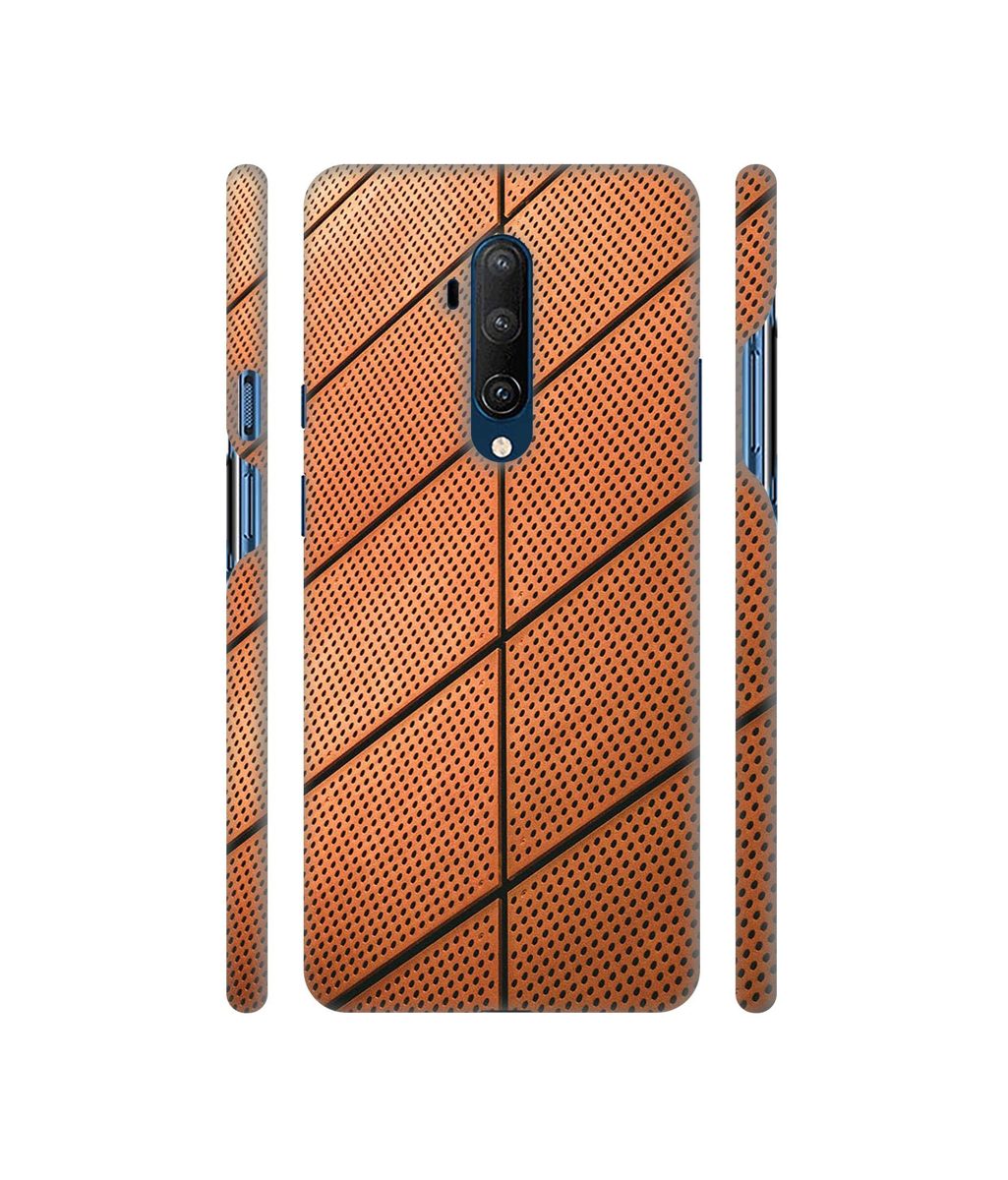 Amazon Brand - Solimo Designer Leather Texture 3D Printed Hard Back Case Mobile Cover for OnePlus 7T Pro
