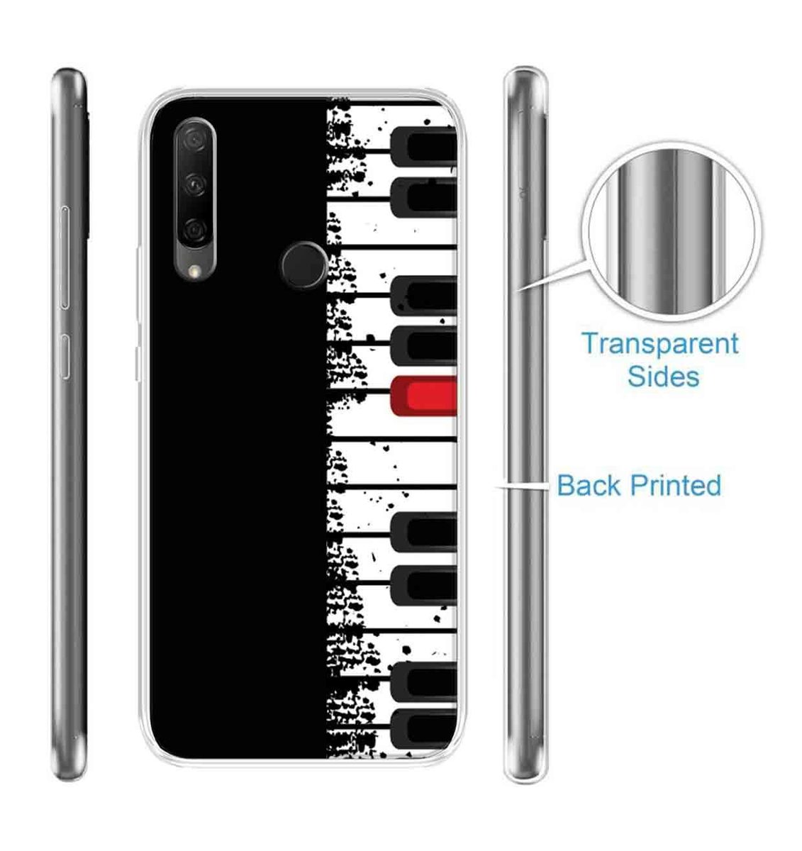 Amazon Brand - Solimo Designer Multicolor Musical Keyboard Printed Soft Back Case Mobile Cover for Huawei Honor 9X