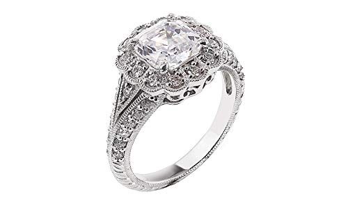 [Find] Amazon Collection roziumumekkisuta-ringusiruba-kuriaasuka- and raundokattokyu-bikkuzirukoniahurawa-ringu, Size 17