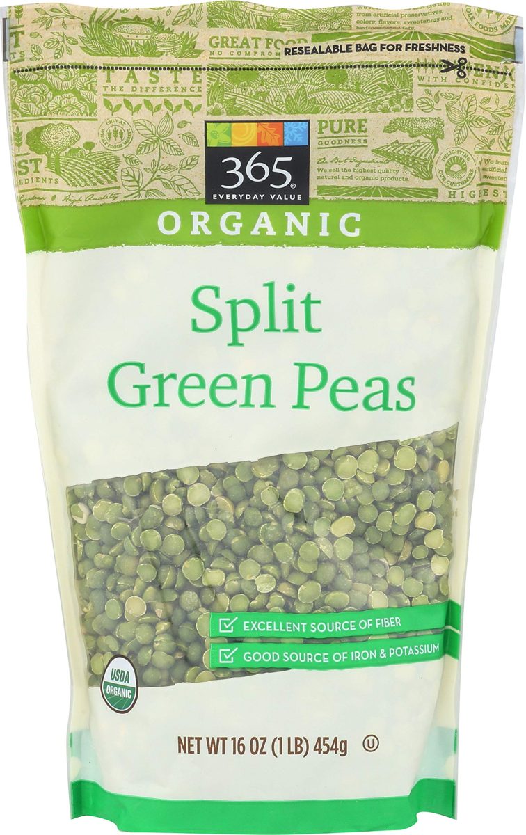 365 EVERYDAY VALUE Organic Green Split Peas, 16 OZ