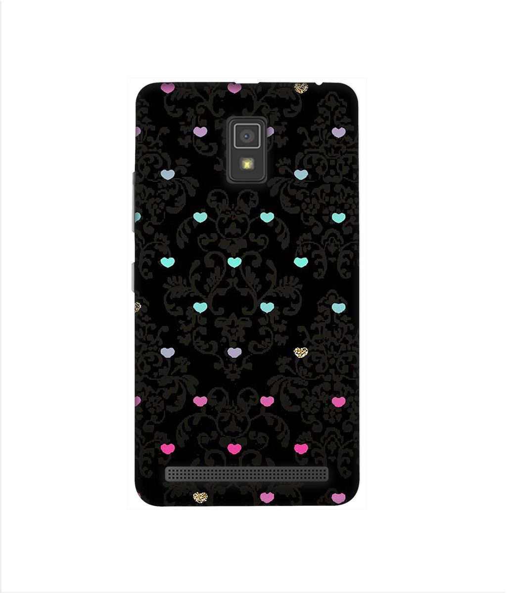 Amazon Brand - Solimo Designer Heart Texture 3D Printed Hard Back Case Mobile Cover for Lenovo A6600