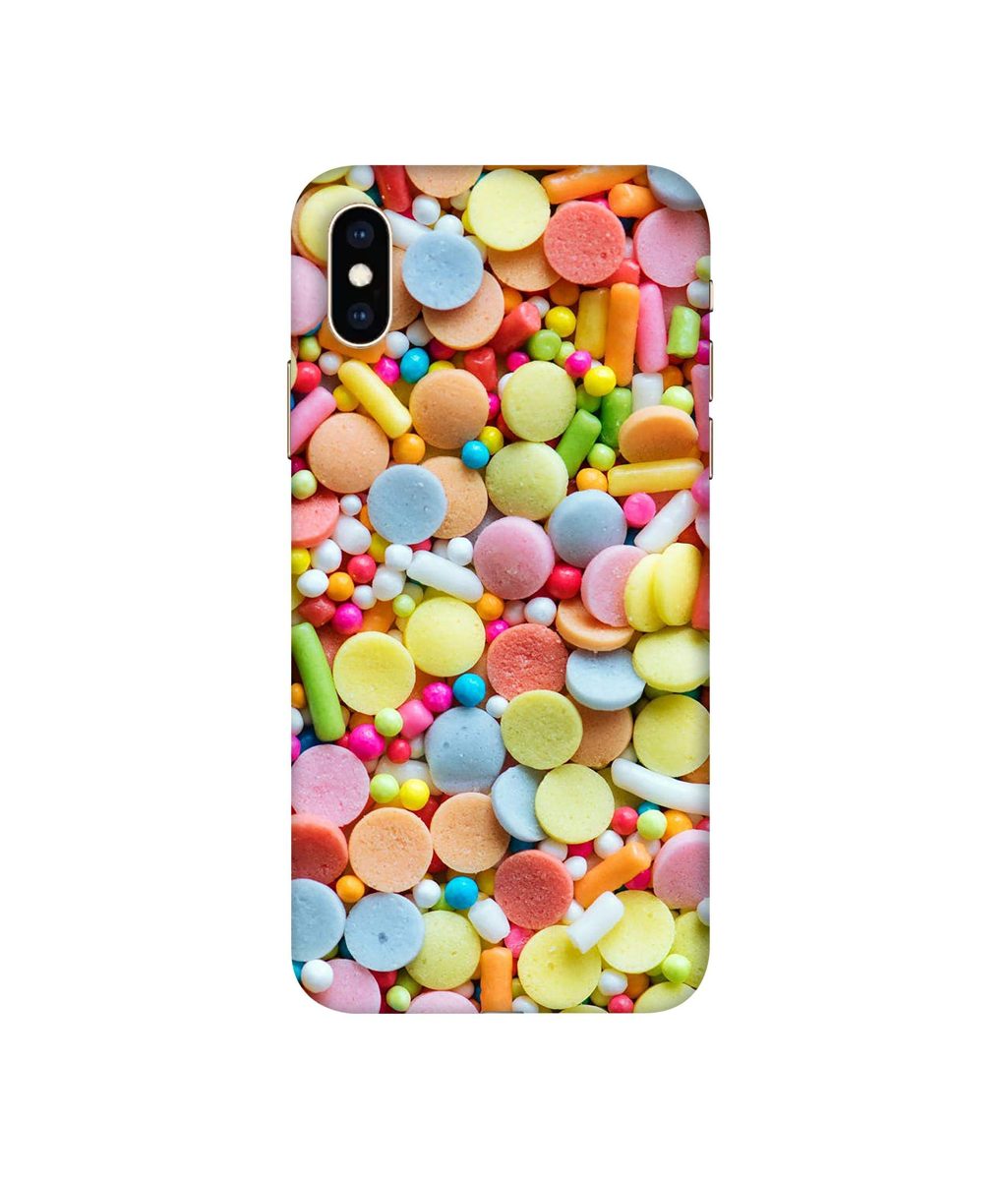 Amazon Brand - Solimo Designer Candies 3D Printed Hard Back Case Mobile Cover for Apple iPhone Xs Max