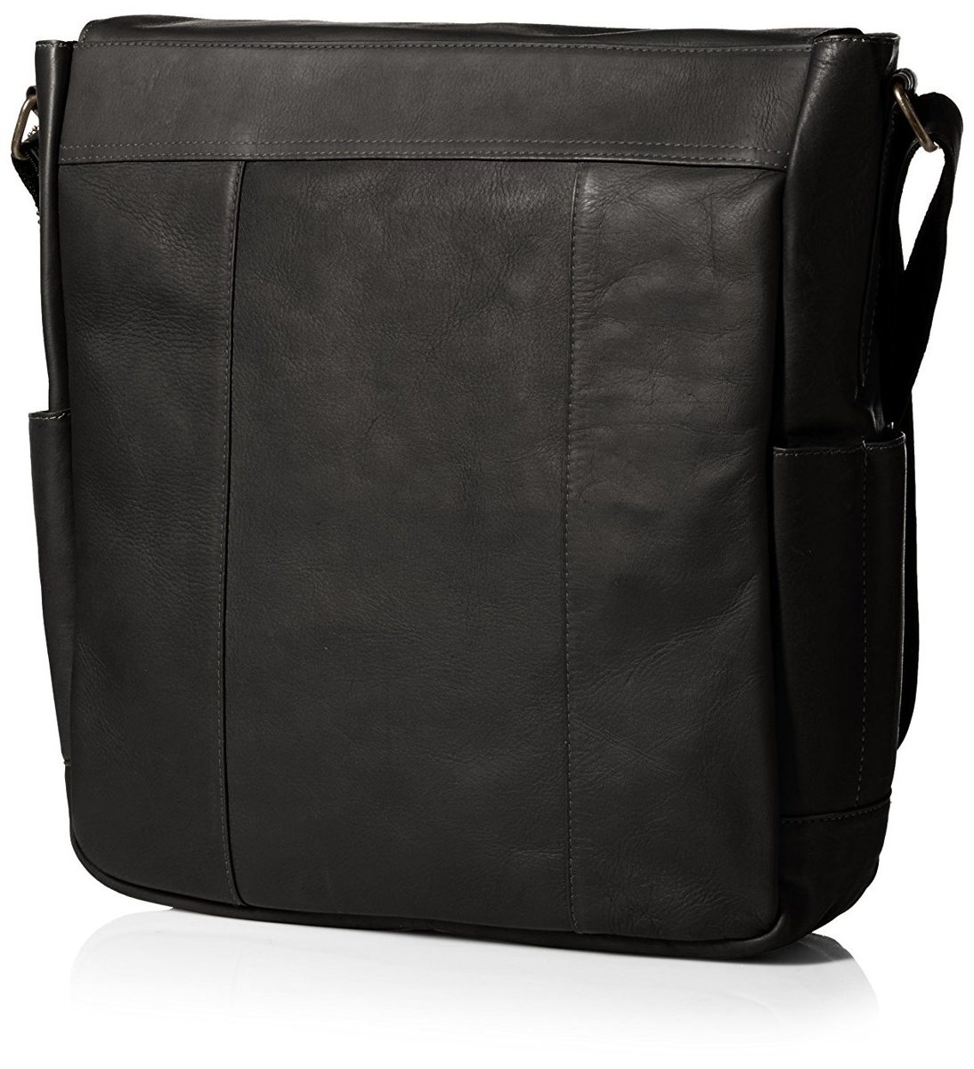 David King Men's Vertical Messenger, Black
