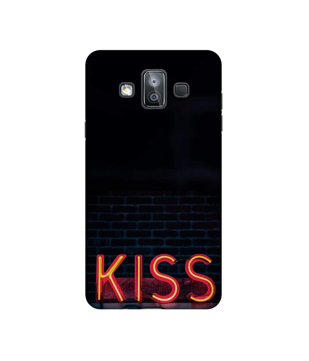 Amazon Brand - Solimo Designer Kiss 3D Printed Hard Back Case Mobile Cover for Samsung Galaxy J7 Duo