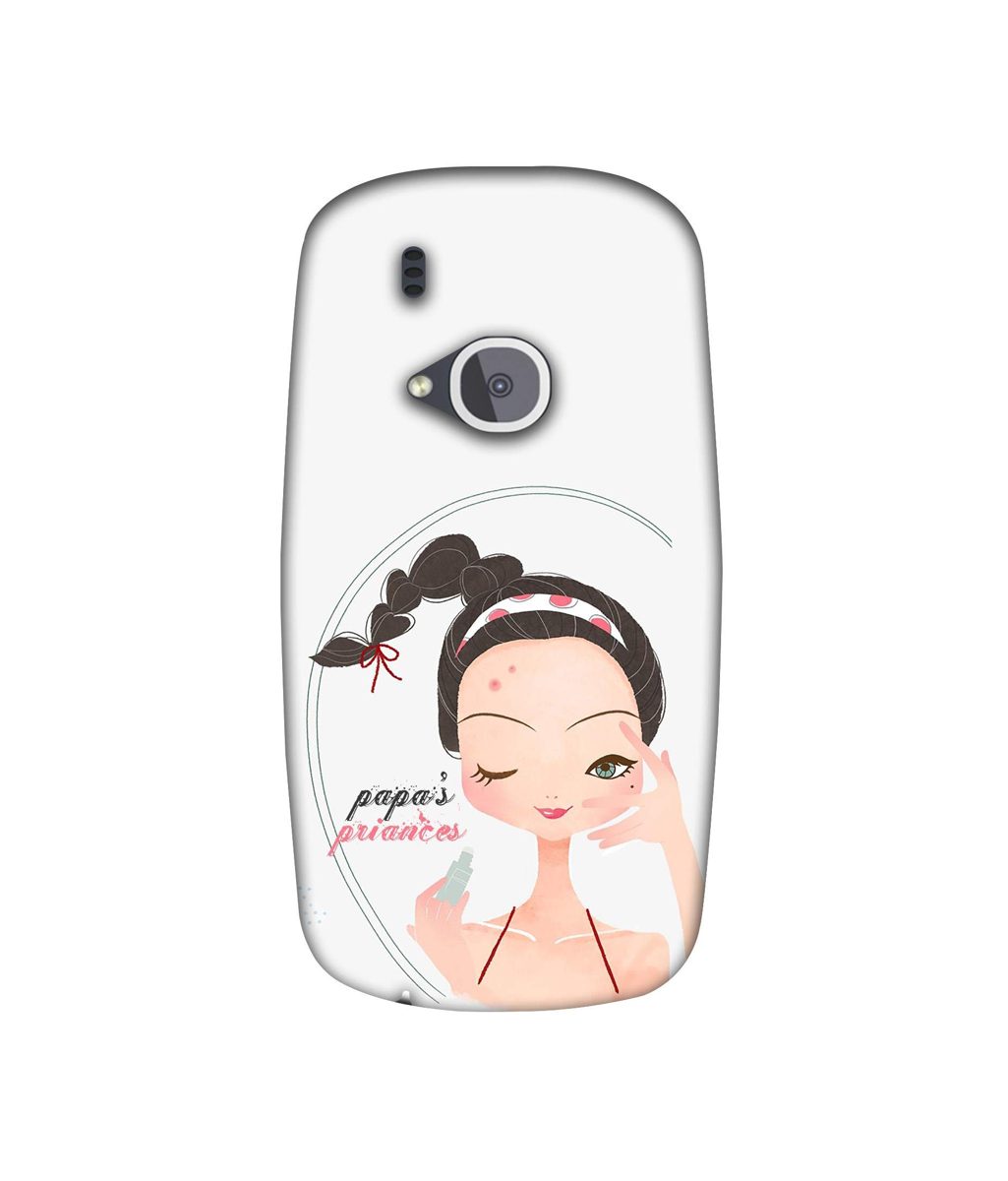 Amazon Brand - Solimo Designer Papa's Princess 3D Printed Hard Back Case Mobile Cover for Nokia 3310