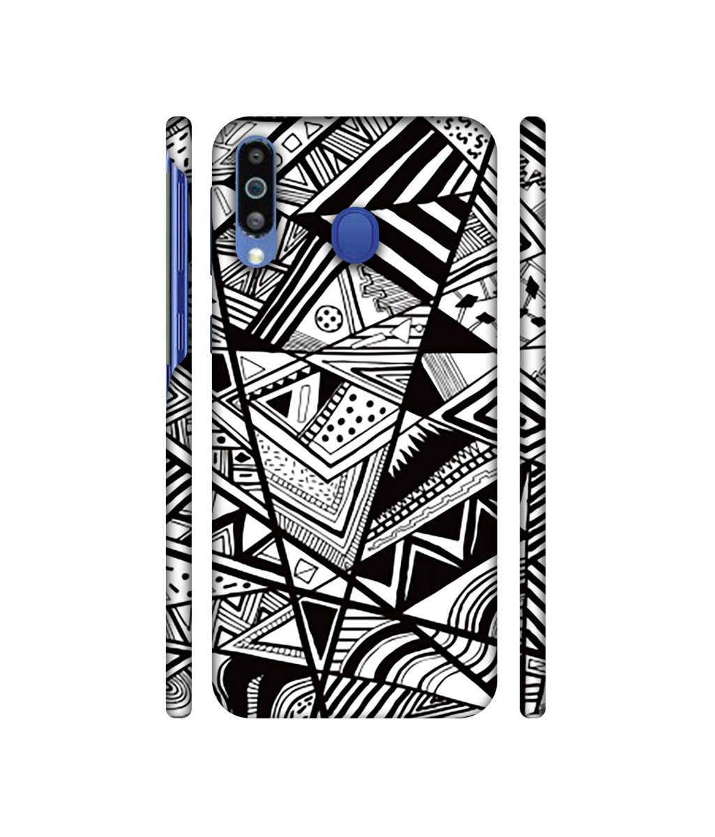 Amazon Brand - Solimo Designer Random Pattern 3D Printed Hard Back Case Mobile Cover for Samsung Galaxy M21