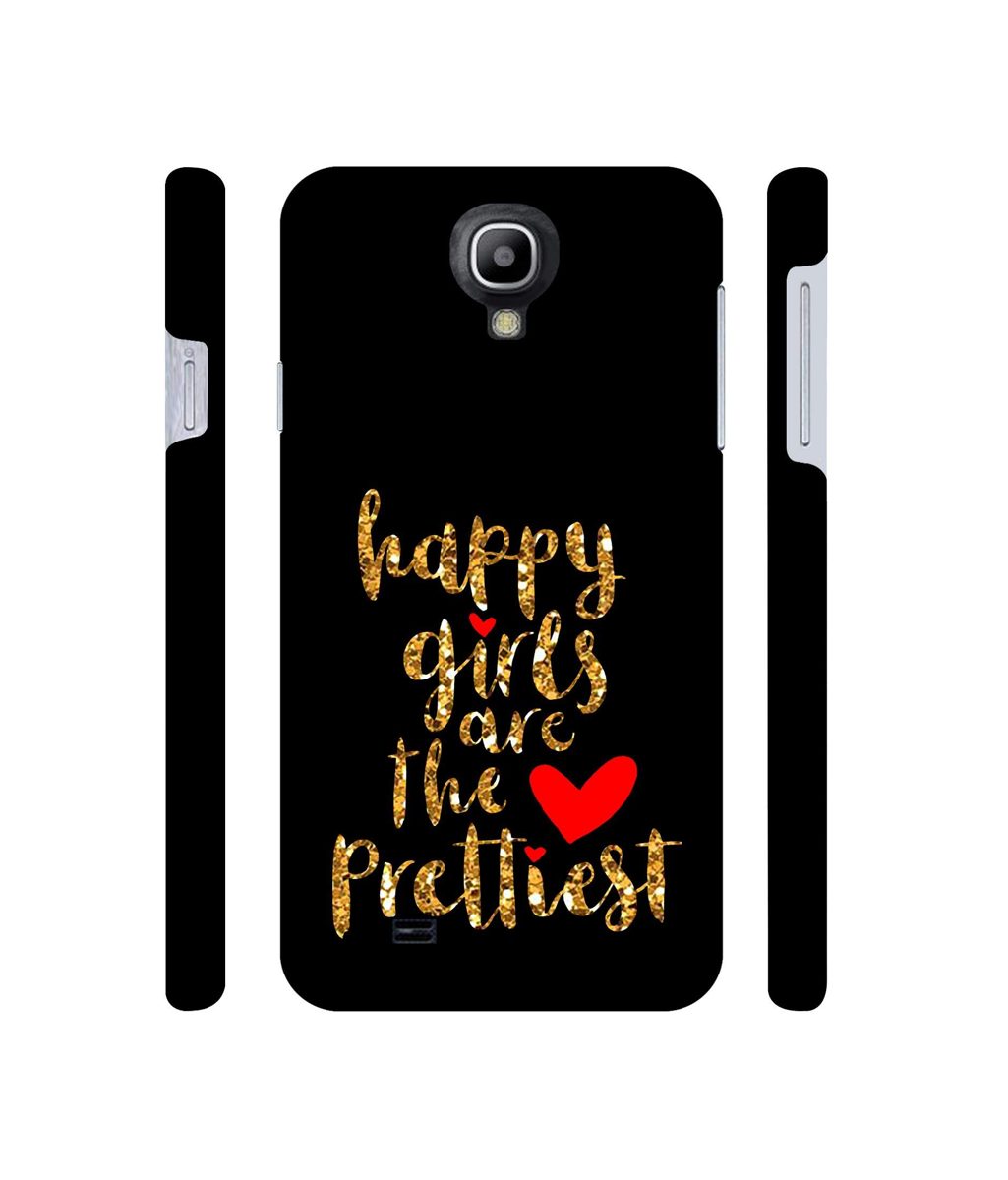 Amazon Brand - Solimo Designer Happy Girls are The Prettiest 3D Printed Hard Back Case Mobile Cover for Samsung Galaxy S4 GT i9500