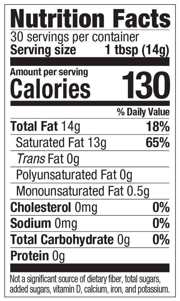 Amazon Brand - Solimo Organic Virgin Coconut Oil, Unrefined, Non-GMO, 15 ounce