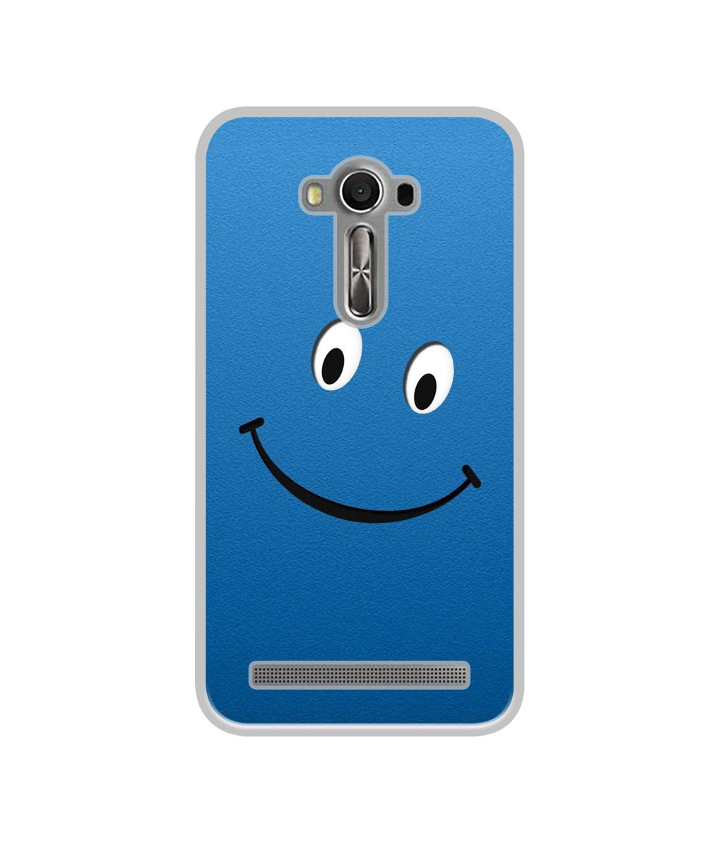 Amazon Brand - Solimo Designer Happy UV Printed Soft Back Case Mobile Cover for Asus Zenfone 2 Laser ZE550KL